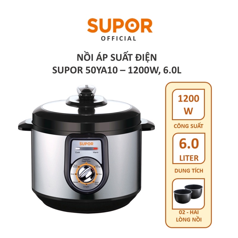 Nồi áp suất Supor CYYB50YA10VN-100