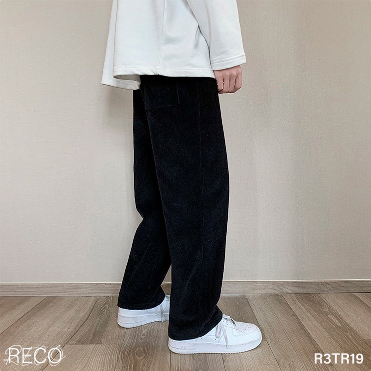 Quần vải nam Hàn Quốc cao cấp dáng rộng Trousers Loose R3TR19