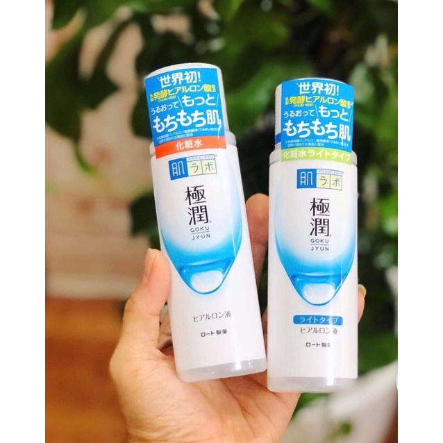 Nước hoa hồng Hada Labo Gokujyun Super Hyaluronic Acid Lotion Nhật Bản 170ml - trắng