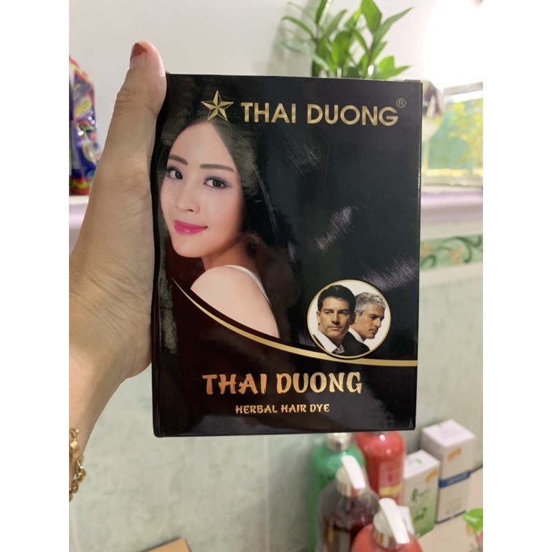 Nhuộm tóc thái dương màu đen tự nhiên hàng chính hãng công ty sao thái dương