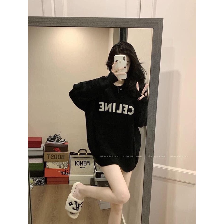 áo len Celine nữ hàng siêu cấp chuẩn qccc | BigBuy360 - bigbuy360.vn