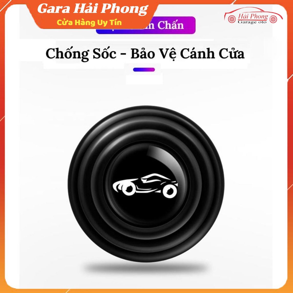 Nút giảm lực đóng cửa xe ô tô - Đệm giảm chấn ô tô - Miến dán chống xốc - Đầy đủ lôgô các hãng