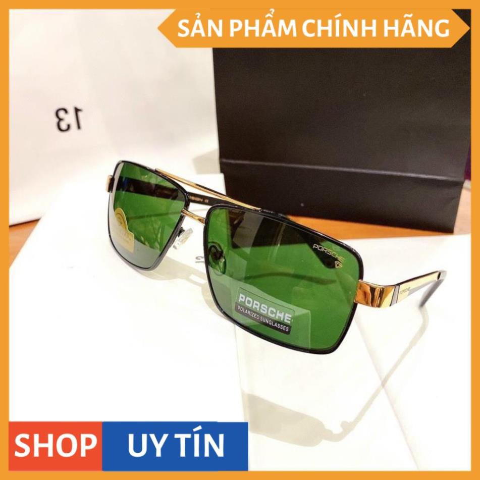 KÍNH MÁT NAM VUÔNG CAO CẤP 8712 Tròng POLAROID TRÒNG THỦY TINH chống uv400 chống chói tặng kính đi đêm | BigBuy360 - bigbuy360.vn