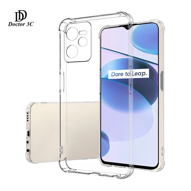 Ốp điện thoại trong suốt chống sốc thời trang cho Realme Narzo 50 50A 50i Prime 30 30A 20 20A 10 10A Pro 4G 5G 2022