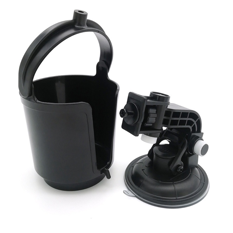 Giá Đỡ Cốc Nước Màu Đen Thiết Kế Gấp Gọn Tùy Chỉnh Tiện Dụng Cho Xe Hơi/ Xe Tải