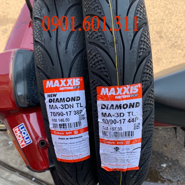 Maxxis 70/90-17  cho xe số Wave, Future, Sirius, Jupiter, Axelo,...