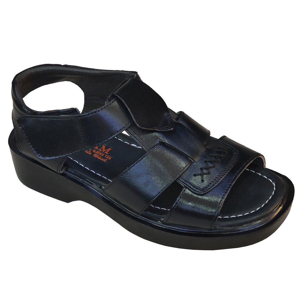 Giày Sandal nam TiTi ĐÔ da bò thật cao cấp DNA2137a