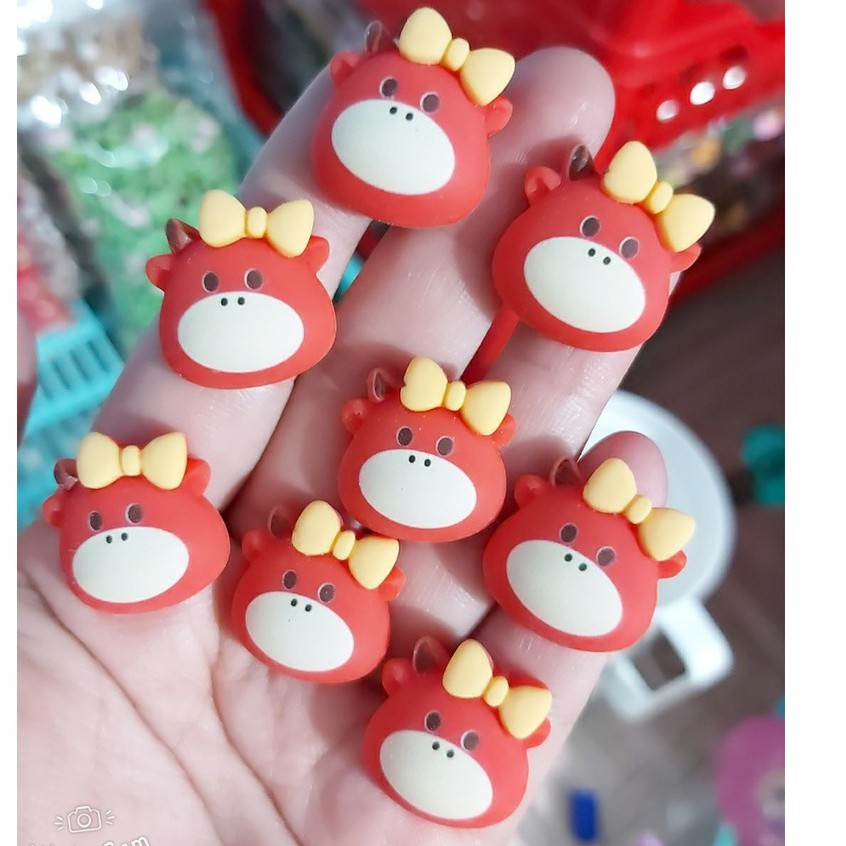 Charm hình đầu thú siêu đáng yêu