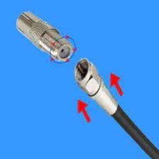 Cáp đồng trục tivi 5C, cáp truyền hình Sino 5C và Jack cắm tivi, Jack nối tivi, Đầu chia cáp tivi