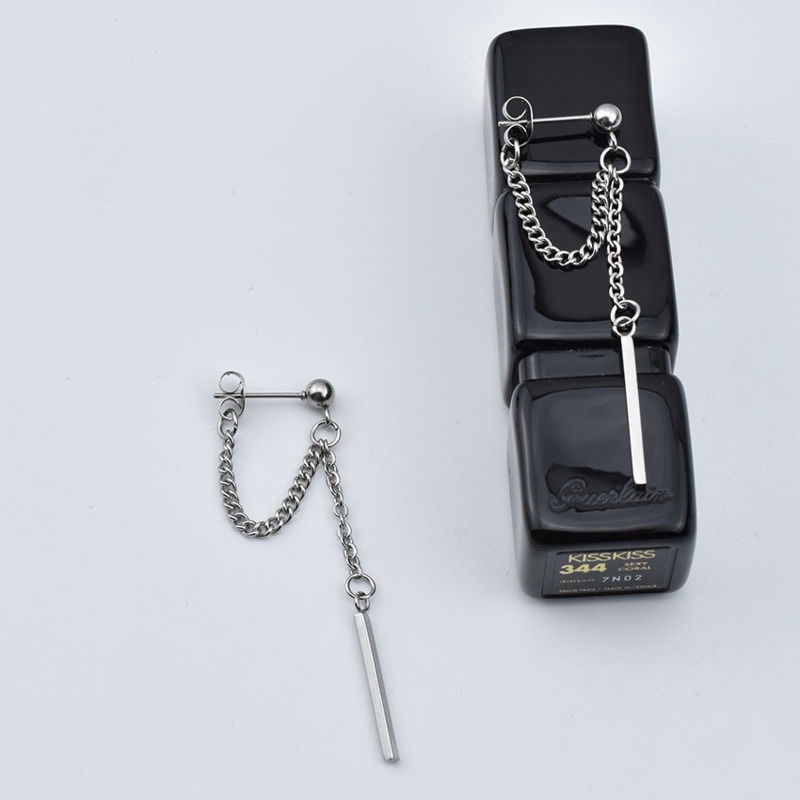 Khuyên Tai Dạng Dây Chuỗi Cá Tính Độc Đáo Phong Cách Hip-Hop