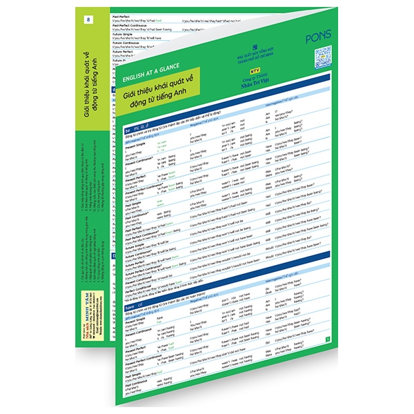 Sách (8) English At A Glance - Giới Thiệu Khái Quát Về Động Từ Tiếng Anh