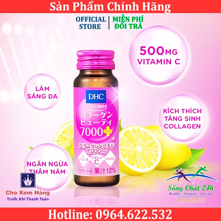 Collagen nước DHC Nhật Bản Collagen Beauty 7000 Plus 500ml