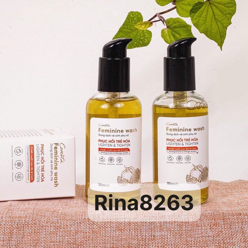 Dung dịch vệ sinh phụ nữ Cénota 175ml_làm hồng mịn se khít và trẻ hoá vùng kín