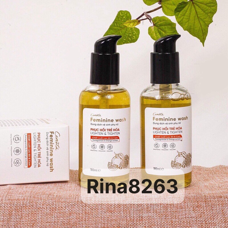 { CHÍNH HÃNG } Dung dịch vệ sinh phụ nữ Cénota 175ml_làm hồng mịn se khít và trẻ hoá vùng kín