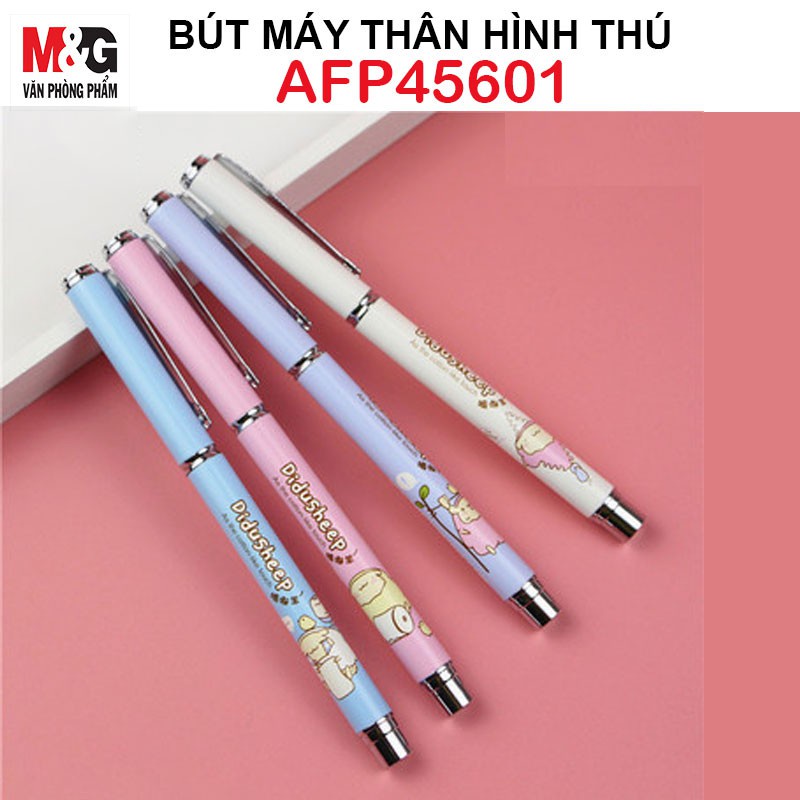 Bút máy ngòi trơn M&amp;G AFP45601 - Thân bút hình thú nhiều màu