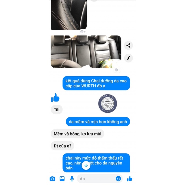 VỆ SINH NỘI THẤT HOẠT TÍNH WURTH 500ML