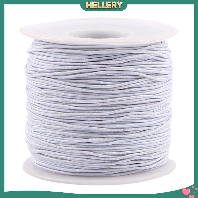 Dây Thun Co Giãn 1mm Dài 100 Yards Màu Trắng Trang Trí Điện Thoại