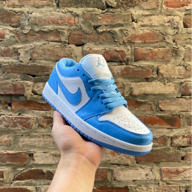 [TẶNG HỘP] Giày jordan1 xanh thấp cổ size 36-&gt;43