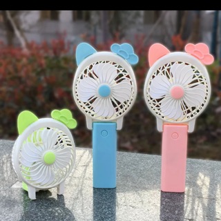 Quạt hình tai thú cute tích điện ,cầm tay,và để bàn,.............................\......................................
