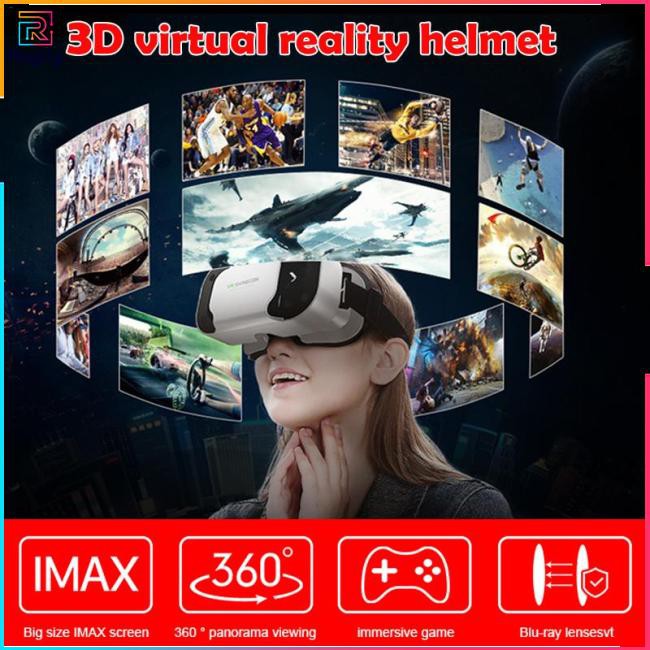 ANDROID Bộ Kính Thực Tế Ảo Vr Shinecon G05A 3d Cho Iphone Xs Max Vr Smartphon 4.7-6.0 Inch