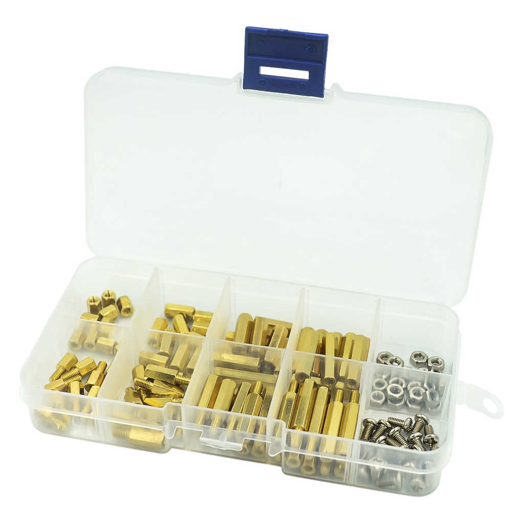 Bộ 120 Đai Ốc Lục Giác M3 Bằng Đồng Thau