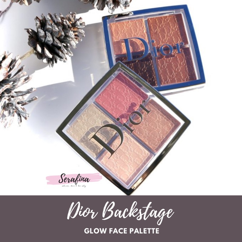 💠 Phấn Highlight và Má hồng 4 ô Dior Back Stage Glow Face Palette HighLight & Blush 10g Full box | BigBuy360 - bigbuy360.vn