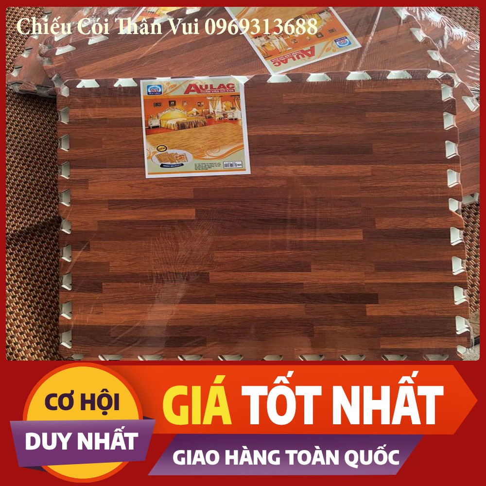 Thảm Xốp Vân Gỗ Âu Lạc ❤️FREESHIP❤️ Thảm Xốp Âu LẠC Hàng Việt Nam (60x60)