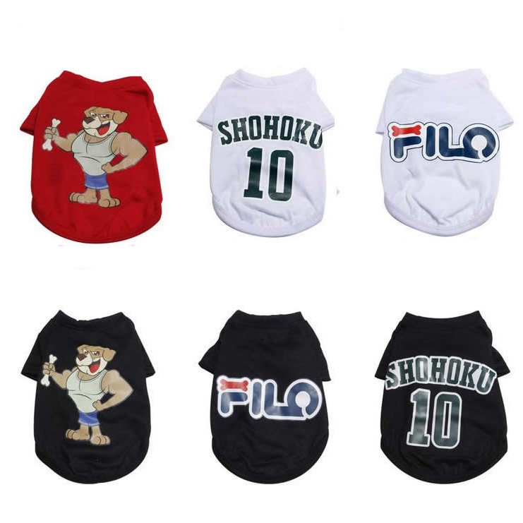 Áo Thun HọA TiếT HoạT HìNh Cho Thú Cưng