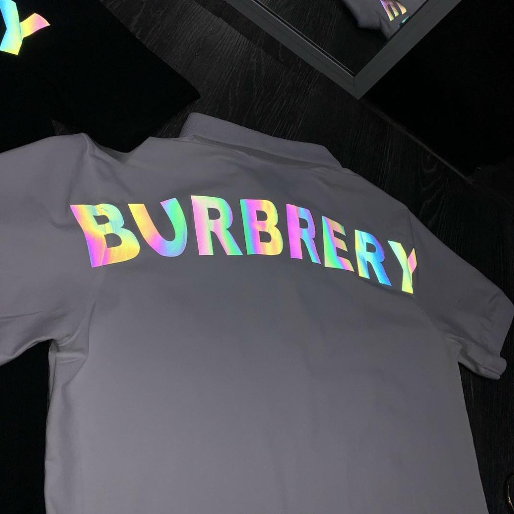ÁO THUN NHŨ BẠCUNISEX IN CHỮ BURBERRY Áo phông cotton chất đẹp mát, áo unisex, áo phông trắng đen | BigBuy360 - bigbuy360.vn