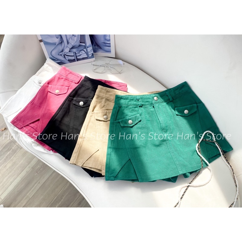 VÁY QUẦN XẺ LAI TÔN DÁNG CHẤT JEANS HÀNG LOẠI 1(ẢNH THẬT)I