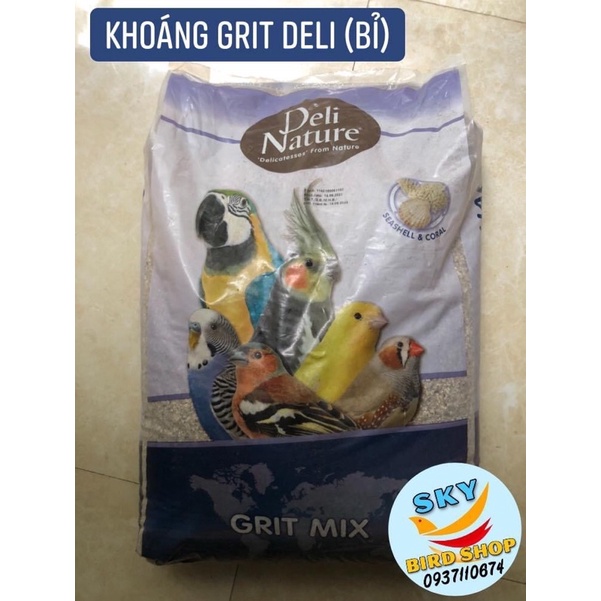 KHOÁNG GRIT DELI NATURE BỈ CHO CHIM CẢNH 100gr
