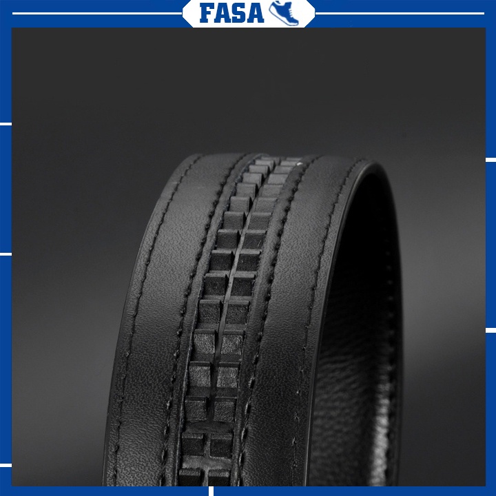 Thắt lưng da nam khoá tự động sang trọng lịch lãm FASA STORE, Dây lưng nam thời trang mặt khoá vuông 3 mẫu trending 2022