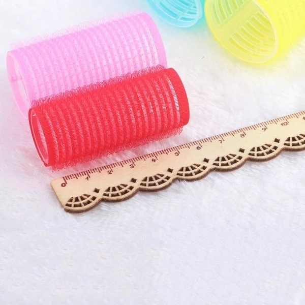 1 Lô Uốn Tóc Tự Dính Cỡ Lớn Màu Sắc Ngẫu Nhiên / Hổ Phách Tiện Dụng Cho Salon Làm Tóc