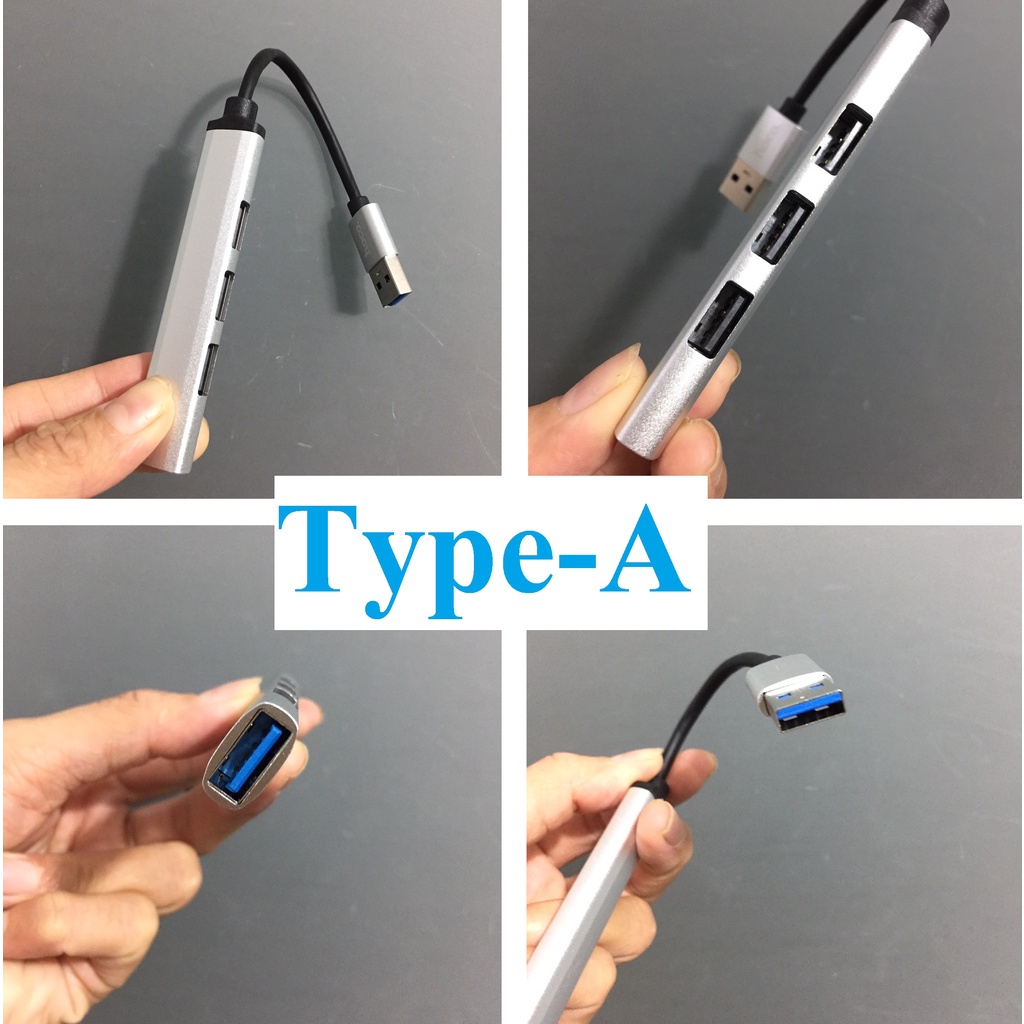 Hub / bộ chuyển cổng Type-C / USB 4 in 1 hoco HB26