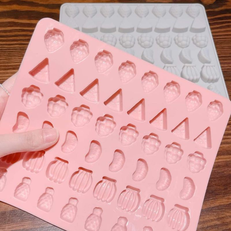 Khuôn Silicone Làm Đá/ Socola/ Kẹo Dẻo/ Rau Câu, Loại Tốt Dày Dặn Sắc Nét