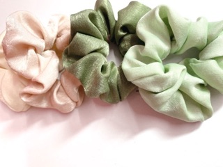 Cột tóc Scrunchies voan lụa cao cấp size L
