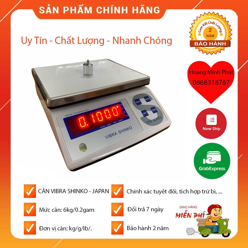 CÂN ĐIỆN TỬ CAO CẤP VIBRA SHINKO TPS DÀNH CHO CHUỖI NHÀ HÀNG, CỬA HÀNG (3kg/0.1g) - (6kg/0.2g) - (15kg/0.5g) - (30kg/1g)