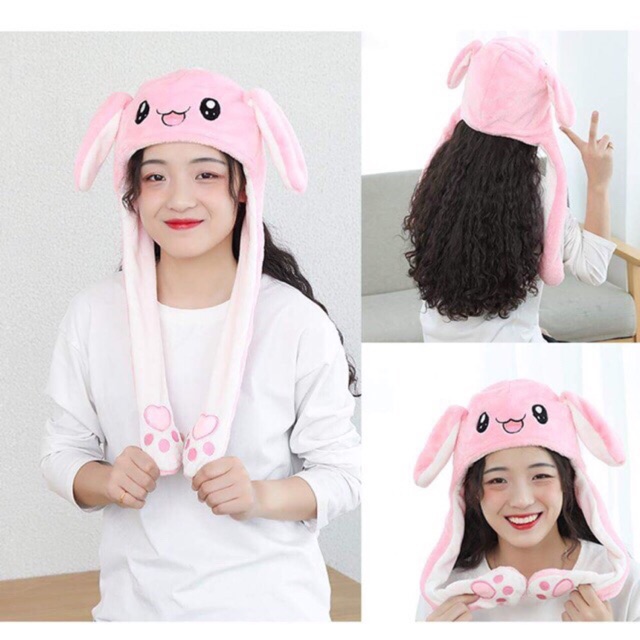 [ ẢNH THẬT - SẴN ] MŨ NÓN TAI THỎ GIẬT GIẬT, MŨ PIKACHU VÀNG GIẬT GIẬT THEO NHẠC HOT TREND IDOL KPOP LOẠI 1 SIÊU MỀM MỊN