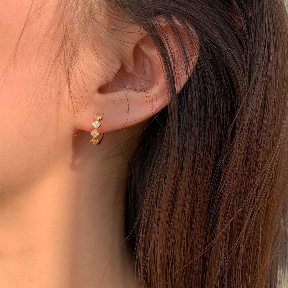 Bông Tai Mạ Bạc 925 Hình Tròn Đơn Giản Thời Trang Dành Cho Nữ|Kim Xoắn Hình Học Buộc Dây Tiện Dụng|Bông Tai Đinh Tán Thiết Kế Cá Tính Thời Trang