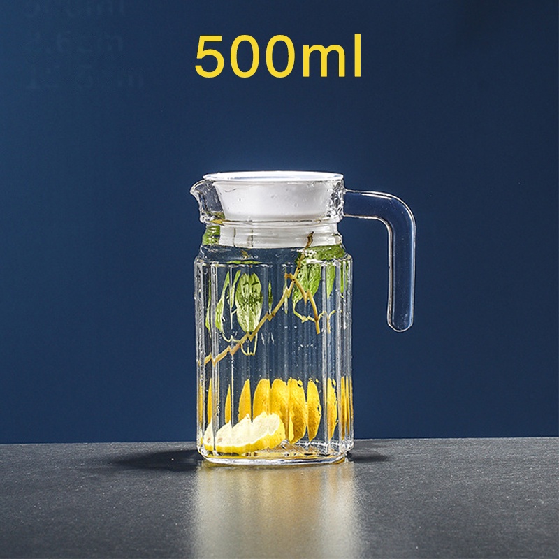 Bình nước thủy tinh Quadro cao cấp dung tích lớn vân sọc Luminarc