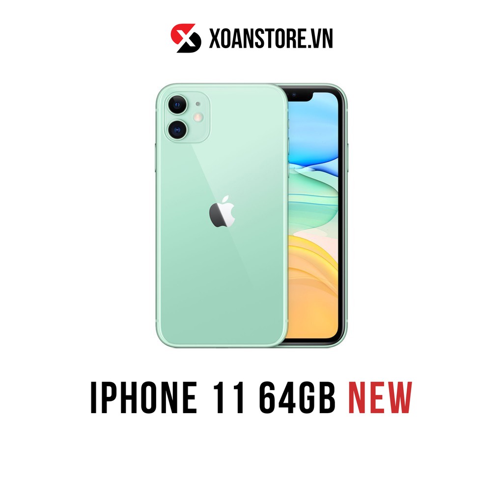 ĐIỆN THOẠI IPHONE 11 64GB mới 100% nguyên seal bảo hành 12 tháng LỖI LÀ ĐỔI tại Xoăn Store