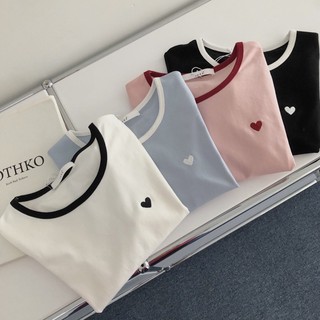 áo croptop trái tim