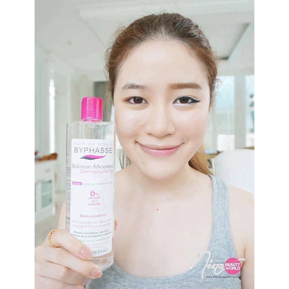 Nước Tẩy Trang Byphasse 500ml Micellar Make-up Remover Solution