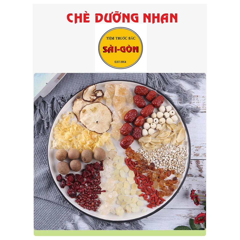 Chè Dưỡng Nhan 11 vị - Set nấu 2 chén