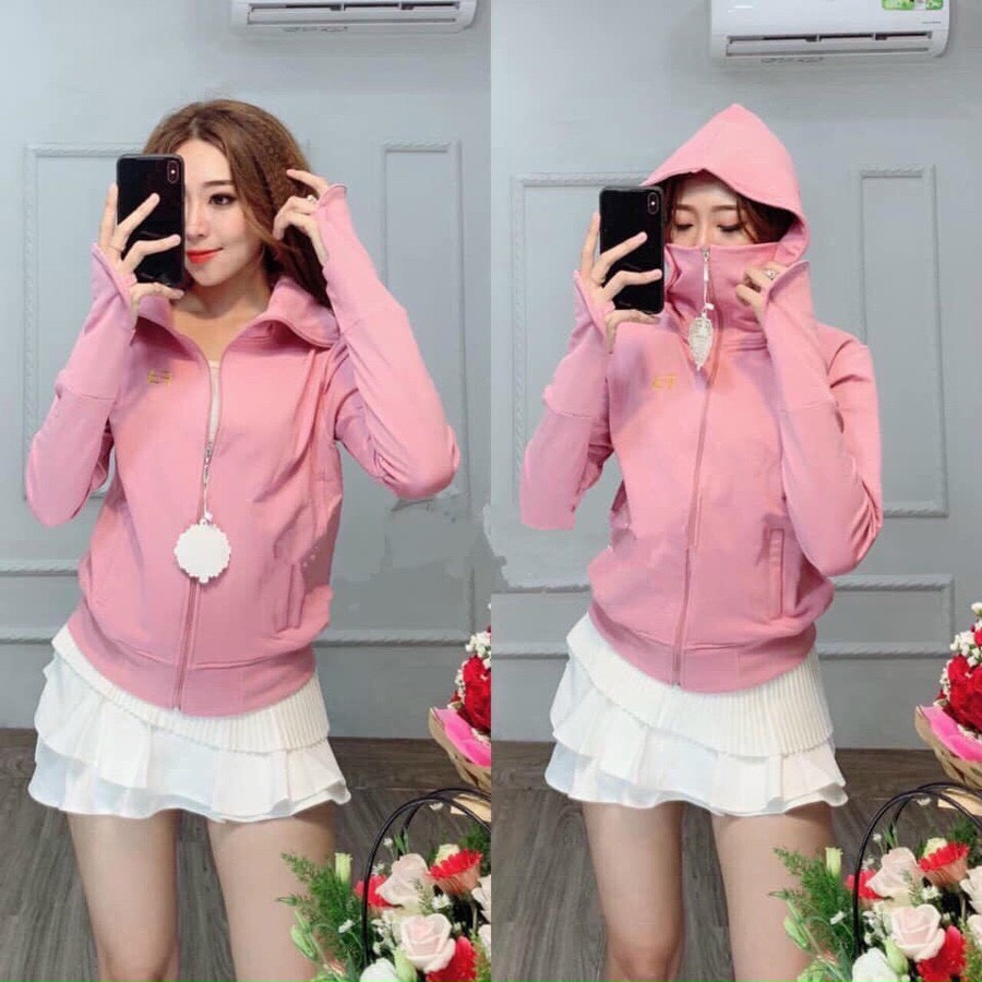 ÁO KHOÁC CHỐNG NẮNG NỮ THUN TẢN NHIỆT 4 CHIỀU 3 IN 1 SIÊU HOT