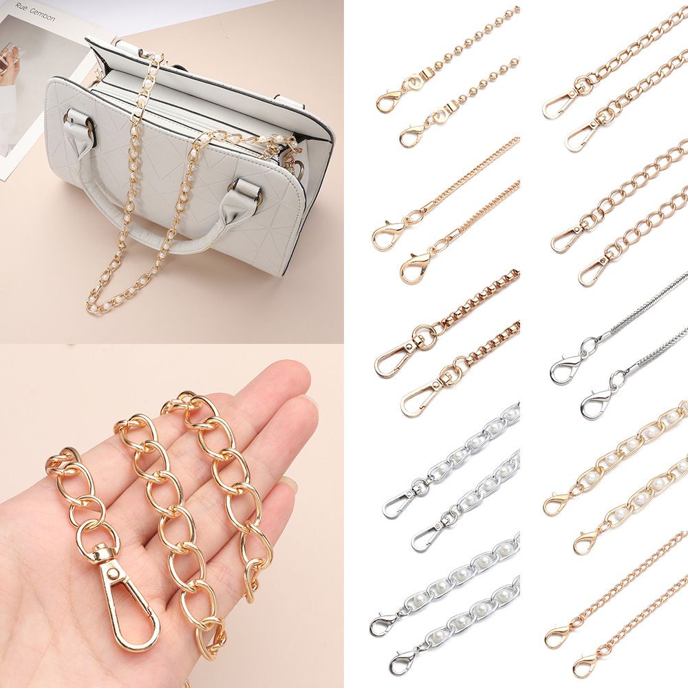 Dây đeo túi xách sợi xích bằng hợp kim nhiều màu có thể tháo rời diy