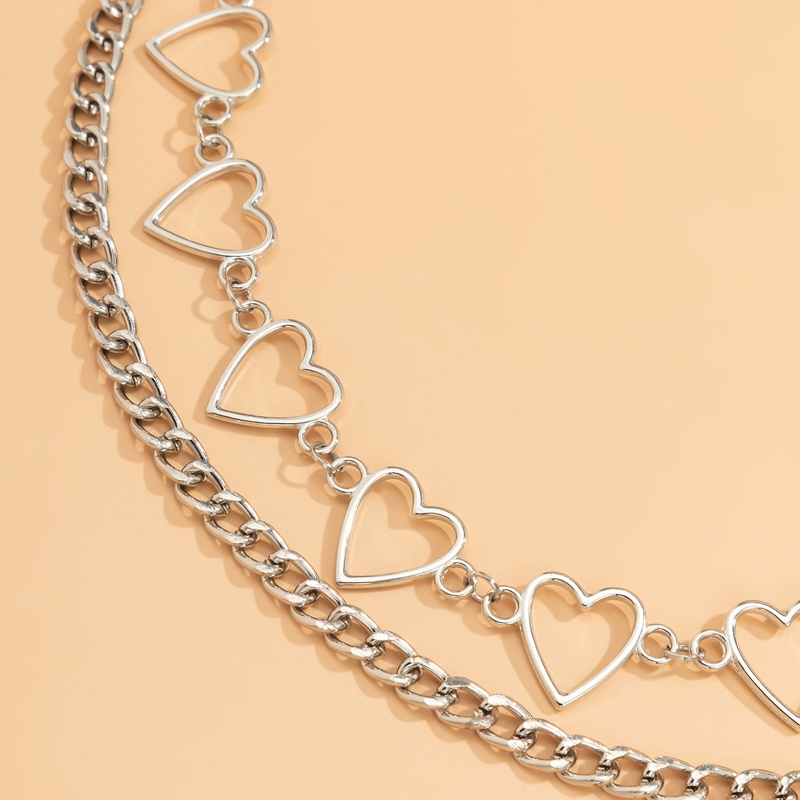 Dây Mắt Xích Đeo Đùi Co Giãn Hình Trái Tim Cho Tiệc Bãi Biển