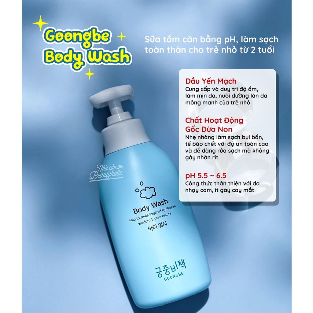 Dòng sản phẩm dưỡng da mẹ và bé GOONGBE