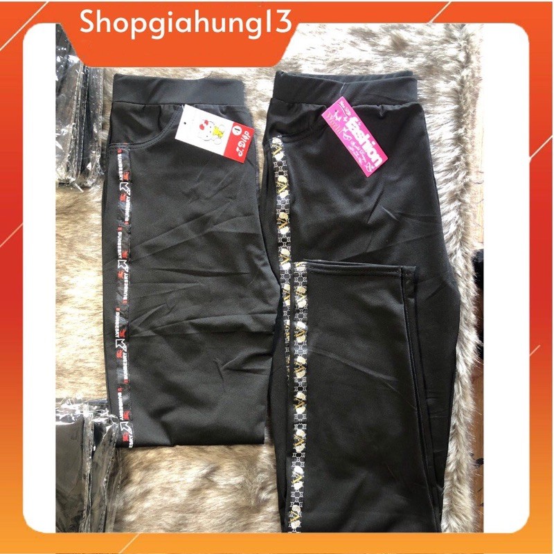 Combo 3 quần legging 100k nâng mông cao cấp lưng cao siêu co dãn chất vải loại 1 bigsize từ 40kg đến 70kg