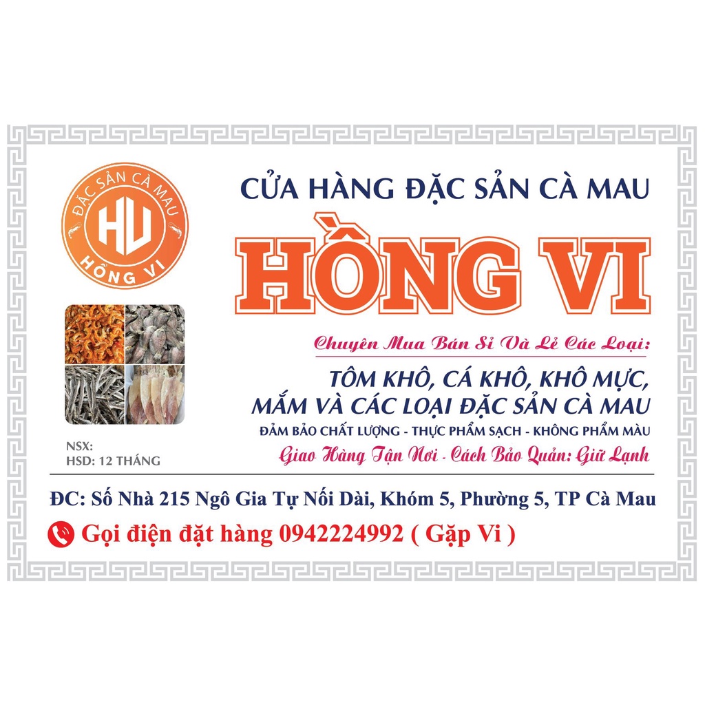 500GAM KHÔ CÁ ĐUỐI TẨM CÀ MAU